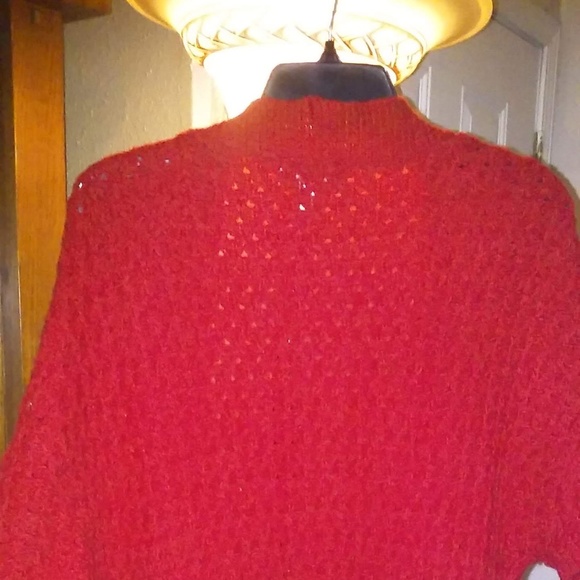 NWT - Coldwater Creek Red Cardigan - Picture 4 of 8